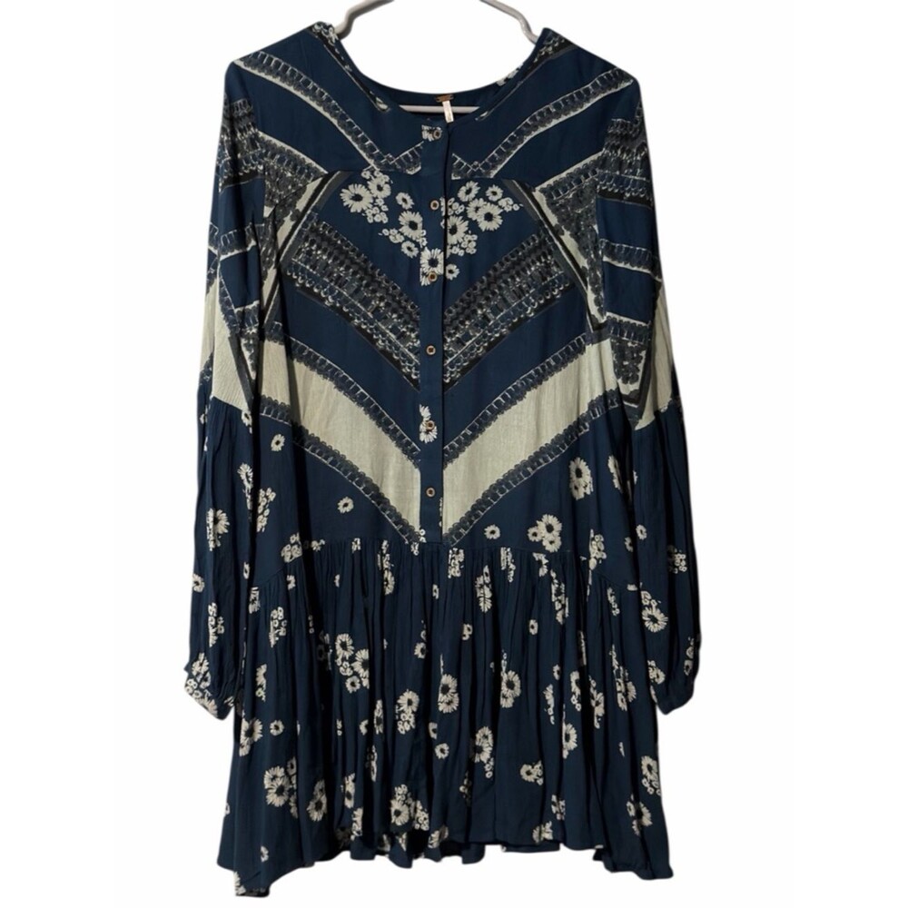 Free People From Your Heart Mini Dress Size XSP - Picture 3 of 5